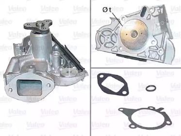 Водяной насос VALEO для MAZDA 323 S IV (BG) 1.8 16V Turbo 4WD