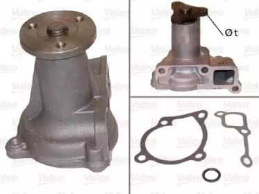 Водяной насос / прокладка VALEO для MAZDA 323 II (BD) 1.5