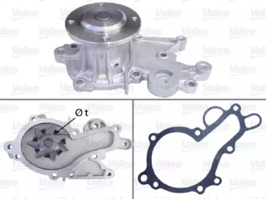Водяной насос / прокладка VALEO для SUZUKI WAGON R+ (MM) 1.3 (RB 413)