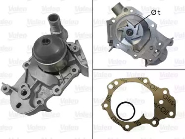 Водяной насос / прокладка VALEO для NISSAN KUBISTAR Фургон (X80) 1.2