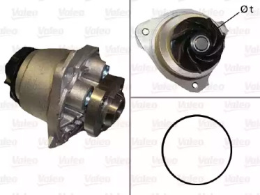 Водяной насос VALEO для VW BORA Variant (1J6) 2.3 V5