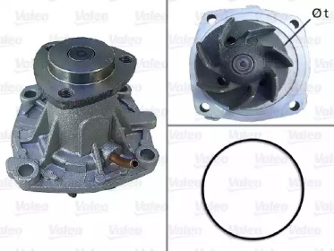 Водяной насос / прокладка VALEO для ALFA ROMEO 164 (164_) 2.5 TD (164.K2A, 164.K2B)