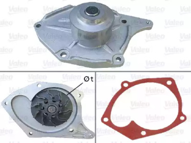 Водяной насос / прокладка VALEO для NISSAN KUBISTAR (X76) 1.5 dCi 70