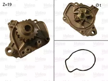 Водяной насос VALEO для HONDA LOGO (GA) 1.3 (GA3)