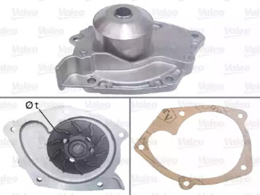 Водяной насос VALEO для RENAULT CLIO III (BR0/1, CR0/1) 2.0 16V Sport