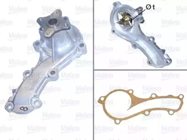 Водяной насос VALEO для NISSAN PRIMERA Hatchback (P12) 1.6