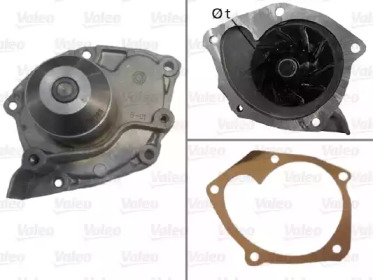 Водяной насос / прокладка VALEO для NISSAN PRIMERA Hatchback (P12) 1.9 dCi