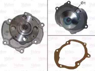 Водяной насос VALEO для CHEVROLET CAPTIVA (C100, C140) 3.2 4WD
