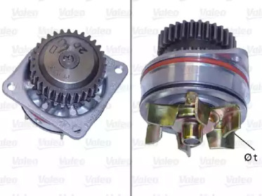 Водяной насос VALEO для NISSAN 350 Z купе (Z33) 3.5