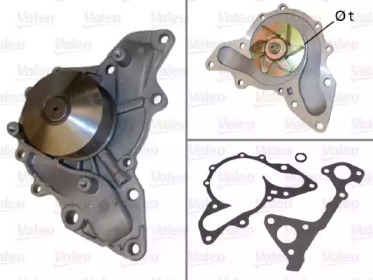 Водяной насос VALEO для KIA SORENTO I (JC) 3.5 V6 4WD