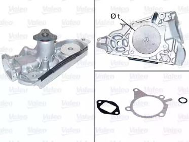 Водяной насос VALEO для MAZDA 323 C V (BA) 1.5 16V