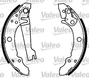Барабанный тормозной механизм VALEO для VW SCIROCCO (53) 1.6