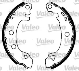 Тормозная колодка / накладка VALEO для RENAULT RAPID Фургон (F40_, G40_) 1.4 (F402)