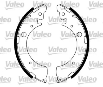 Барабанный тормозной механизм VALEO для HONDA CIVIC VI седан (EJ, EK) 1.6 i Vtec