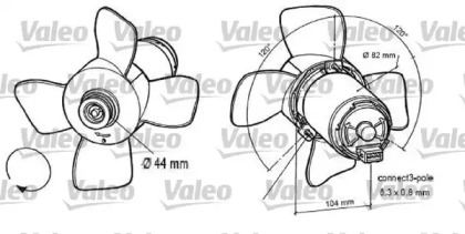 Система воздушного охлаждения VALEO для VW TRANSPORTER IV c бортовой платформой/ходовая часть (70XD) 2.4 D