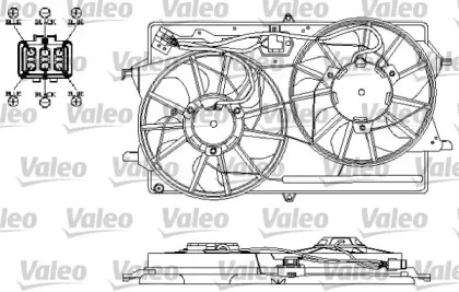 Система охлаждения VALEO для FORD FOCUS седан (DFW) 1.8 16V