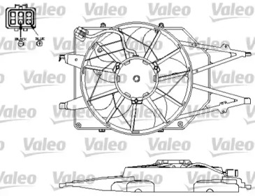 Система охлаждения VALEO для FORD FOCUS седан (DFW) 1.8 16V