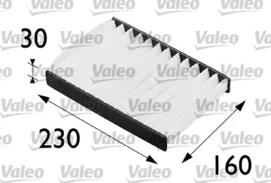 Фильтр салона VALEO для NISSAN KUBISTAR (X76) 1.5 dCi 70
