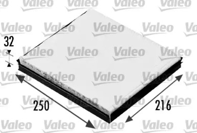 Фильтр салона VALEO для VW POLO (6R, 6C) 1.2 TSI