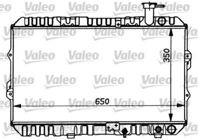 Водяной / масляный радиатор VALEO для HONDA CIVIC I Shuttle (AN, AR) 1.5 4WD (AR)