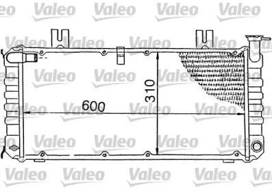 Водяной радиатор VALEO для HONDA QUINTET (SU) 1.6 EX