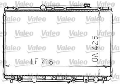 Водяной радиатор VALEO для TOYOTA CAMRY (_V1_) 2.2 (SXV10_)