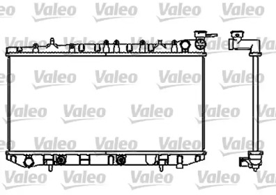 Водяной радиатор VALEO для NISSAN SUNNY III Liftback (N14) 1.4 i