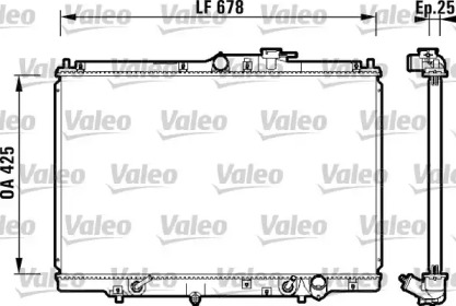 Водяной радиатор VALEO для HONDA SHUTTLE (RA) 2.2 16V (RA1)