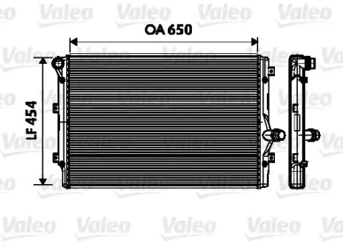 Водяной радиатор VALEO для VW GOLF VI (5K1) 2.0 TDI
