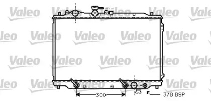 Водяной радиатор VALEO для MAZDA 626 III Hatchback (GD) 2.2 12V