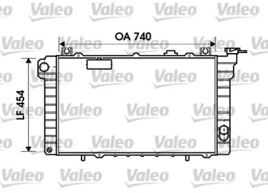 Водяной / масляный радиатор VALEO для NISSAN PATROL III/2 Hardtop (K260) 2.8 D