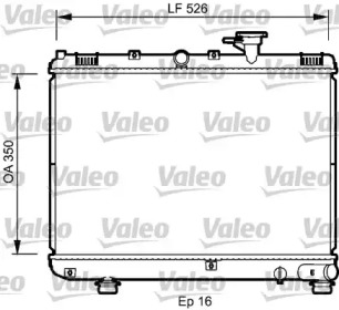 Водяной / масляный радиатор VALEO для KIA RIO универсал (DC) 1.3