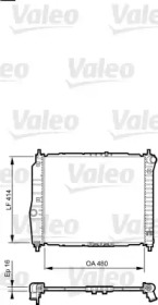 Водяной / масляный радиатор VALEO для CHEVROLET KALOS 1.2