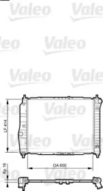 Водяной / масляный радиатор VALEO для CHEVROLET KALOS 1.2
