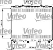 Водяной / масляный радиатор VALEO для KIA SORENTO I (JC) 2.5 CRDi