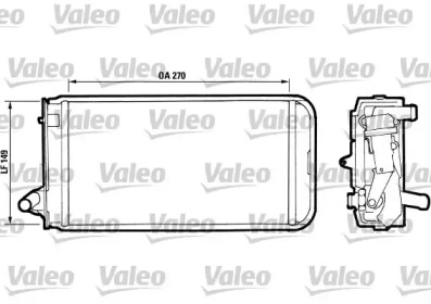 Водяной / масляный радиатор VALEO для ALFA ROMEO ALFETTA (116_) 2.0 TD (116.BA)
