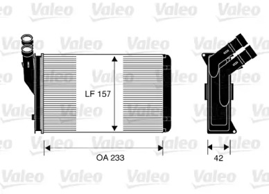 Салонный теплообменник VALEO для PEUGEOT 306 Кабриолет (7D, N3, N5) 1.8 16V