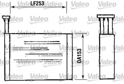 Салонный теплообменник VALEO для ALFA ROMEO 146 (930_) 1.9 TD (930.B4A)