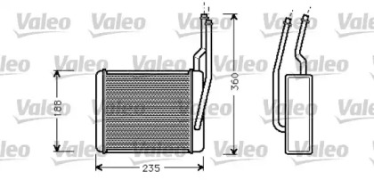 Водяной / масляный радиатор VALEO для FORD FOCUS седан (DFW) 1.8 16V