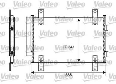 Кондиционер VALEO для PEUGEOT BOXER автобус (244, Z_) 2.8 HDi