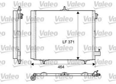 Кондиционер VALEO для PEUGEOT 207 CC (WD_) 1.6 16V