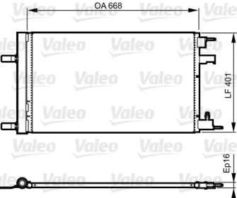 Кондиционер VALEO для CHEVROLET CRUZE Station Wagon (J308) 1.4