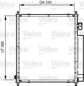 Конденсатор VALEO для HONDA JAZZ II (GD_, GE3, GE2) 1.3 (GD1)