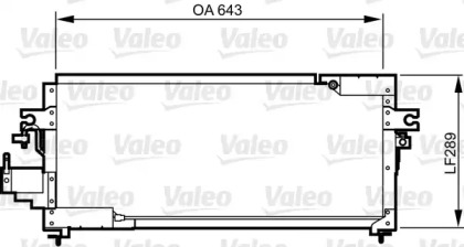Кондиционер VALEO для NISSAN SUNNY III Фургон (Y10) 1.6 i 16V