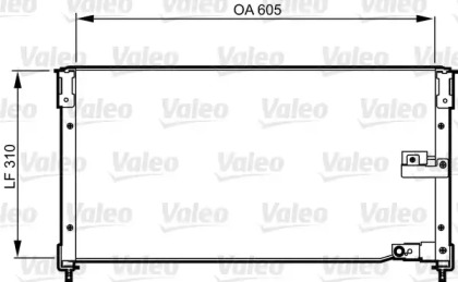 Конденсатор VALEO для HONDA ACCORD V (CC, CD) 2.0 i