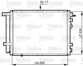 Кондиционер VALEO для KIA SORENTO I (JC) 2.4