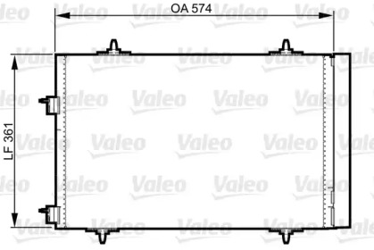 Конденсатор VALEO для PEUGEOT 508 SW 1.6