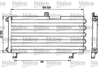 Кондиционер VALEO для PEUGEOT 205 I (741A/C) 1.7 Diesel