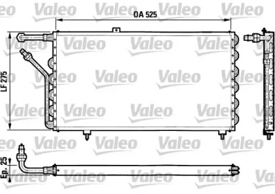 Кондиционер VALEO для PEUGEOT 205 I (741A/C) 1.7 Diesel