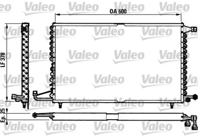 Конденсатор VALEO для VW GOLF II (19E, 1G1) 1.8 GTI 16V